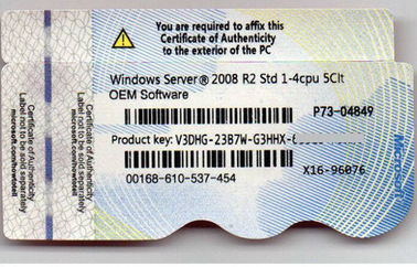Original OEM DVD package COA sticker Win Server 2008 R2 Windows Server 2008 R2 Standard windows server standard